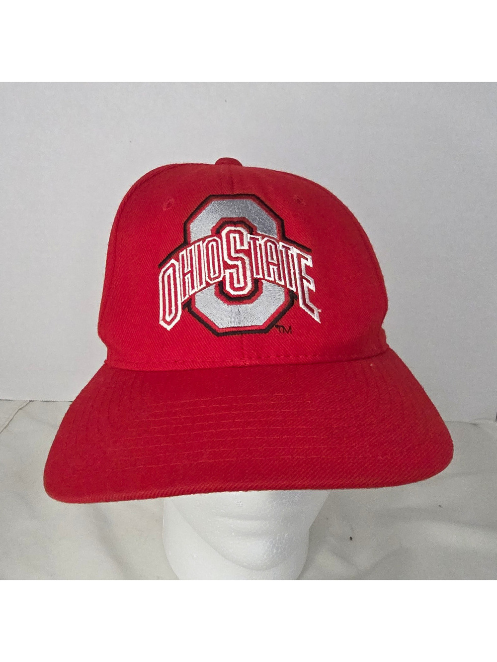 Vintage 90s Starter Ohio State Buckeyes The Right Hat Red Strapback Cap OSU